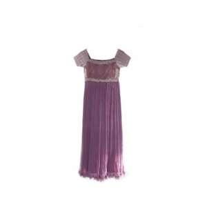 Modern and Trendy Indian and Pakistani Party Wear. Lavender Pleated 