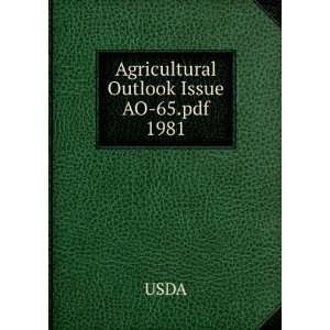  Agricultural Outlook Issue AO 65.pdf 1981 USDA Books