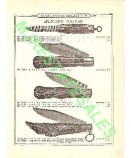1899 Pocket Knife Catalog CD Hammer,Russell,Barlow 115p  