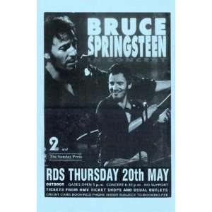  Bruce Springsteen In Concert LIVE 11x17 Rare Very Limited 