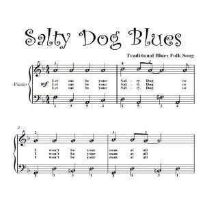   Dog Blues Easy Piano Sheet Music Traditional American Blues Books