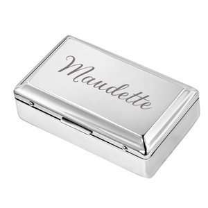 Large Silver Pill Box: Health & Personal Care