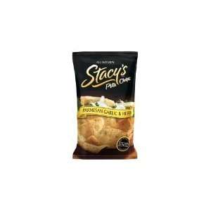 Stacys Parmesan Garlic Herb Pita Chips, 8 Ounce Bags (Pack of 3 
