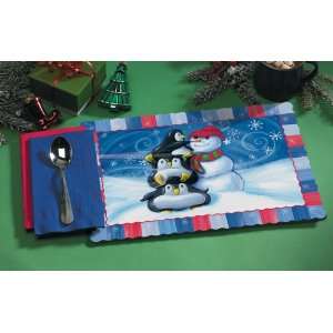  Frosty Friends Placemats and Napkins   Combo Pack 