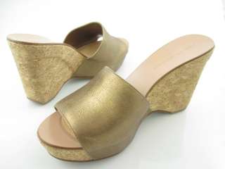   von furstenberg bronze cork wedges shoes in a size 11 these sandals