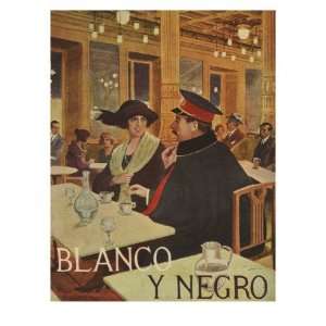  Blanco y Negro, Magazine Cover, Spain, 1921 Giclee Poster 