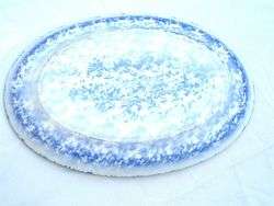 Antique Blue Sponge Platter in perfect condition   