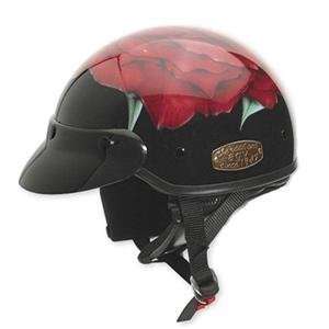  AGV Thunder Half Helmet   Large/Roses Automotive