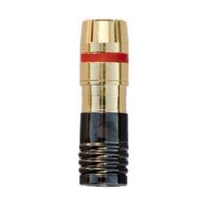 Morris Products 45116 RCA Male Compression Connector with Extra Pin 