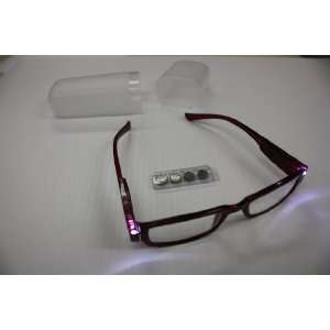  Lighted Reading Glasses 1.50 Night Light LED Frame 