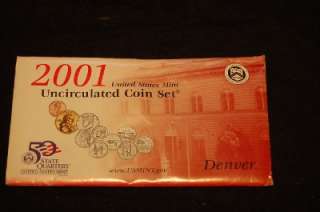   MINT Uncirculated Set With SAC Dollar & Kennedy Half & State Quarters