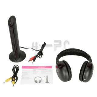 In 1 Wireless Earphone Headphone For /MP4 PC/Notebook TV CD Audio 