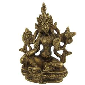  Hindu Religious Lord Buddha Brass Figurine