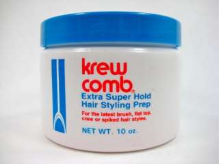   WELL COMB Krew Extra Super Hold Hair Prep Styling Dressing Cream 10oz