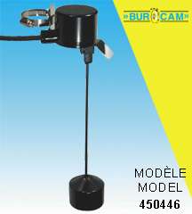 BURCAM Vertical Sump Pump Float Switch 450446  