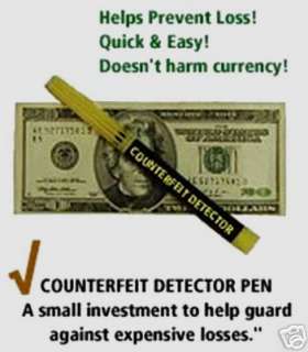 now you can detect counterfeit money with the simple swipe of a pen 