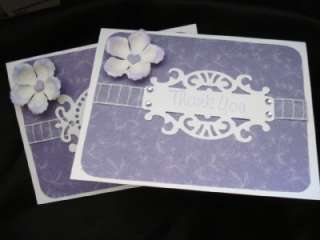 Lot Handmade Thank You Cards Stampin Up Fancy Tags Prim  