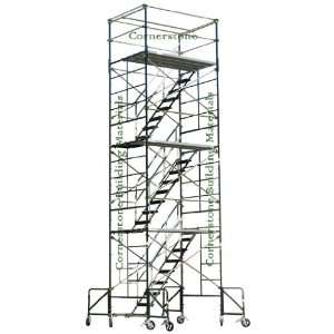 SCAFFOLDING STAIRWAY CASE ROLLING TOWER 5 X 7 X 208 WITH LADDER 