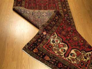 13.6 Beautiful Handmade Persian Heriz Wool Runner Rug Excellent 