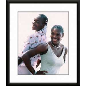  Serena Williams & Venus Williams Framed And Matted 8x10 