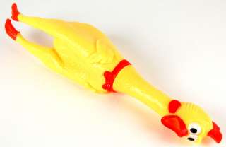 RUBBER CHICKEN 16 Screaming Toy Novelty Gag Fun Gift  