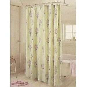    Simply Shabby Chic Green Floral Shower Curtain: Home & Kitchen