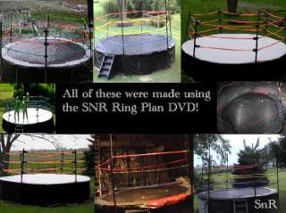 How To Convert A Trampoline Into A Full Size Pro Wrestling Ring   Ring 