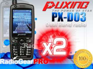 Puxing PX D03 Cell Phone Radio Dual Band +   