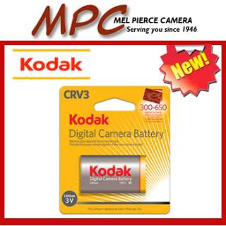 Kodak Lithium CRV3 Digital Camera Battery NEW 041771080143  