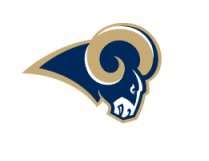 ST LOUIS RAMS 12 x 12 Weather and Fade Resistant Fathead Cornhole 