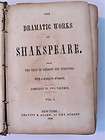   Works of William Shakespeare 1854 New York Leavitt & Allen Vol 1