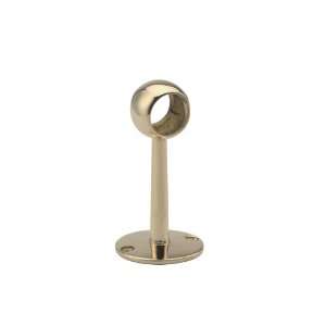  6 Tall Ball End Post in Polished Brass for 2 Tubing 
