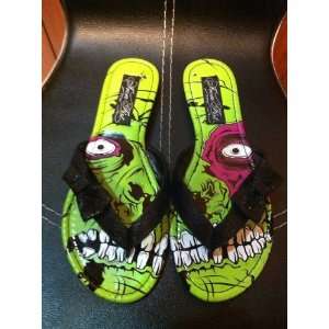   Box Authentic Iron First Girls Zombie Stomper Toe Thong Horror Sandal