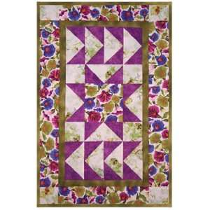  Table runner quilt pattern using easy flying geese 