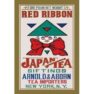  Vintage Art Red Ribbon Brand Tea   10441 4