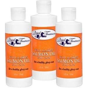  4 oz Wild Alaskan Salmon Oil for Cats (3 Pack): Pet 