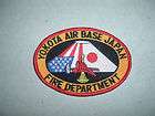 MILITARY PATCH USAF YOKOTA AIR BASE JAPAN FIRE DEPARTME