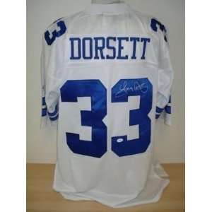com Tony Dorsett Signed Jersey   White JSA   Autographed NFL Jerseys 