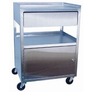  Stainless Steel Cabinet Cart W/ Drawer (Catalog Category 