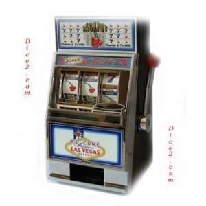  Welcome to Las Vegas Bonus Cherry Slot Machine Bank Toys & Games