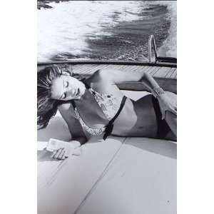   Adriana Lima Tanning Her BODY Victorias Secret Poster.