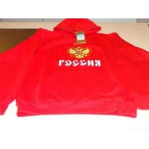 2012 World Juniors Team Russia Logo Pullover Hoody Hockey M Sweatshirt 